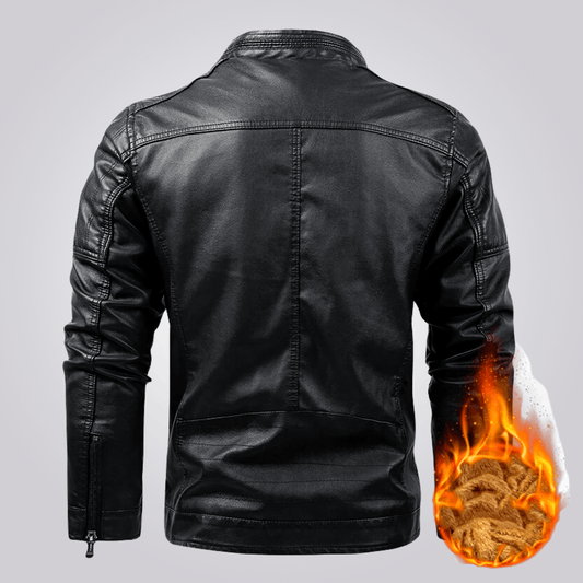 Blouson treckgo en cuir pour homme